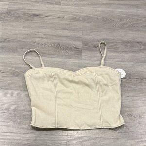 Sienna Sky Cream Camisole Top size medium NWT